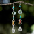 Beaded Dangle Earrings with Jade and Hill Tribe Silver 'Hill Tribe Adventure' Beaded Dangle Earrings with Jade and Hill Tribe Silver 'Hill Tribe Adventure'