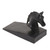 Hand Carved Suar Wood Horse Door Stopper in Black from Bali 'Handy Horse in Black' Hand Carved Suar Wood Horse Door Stopper in Black from Bali 'Handy Horse in Black'