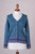 Soft Alpaca Button Up Cardigan Sweater from Peru 'Spirit of the Andes'