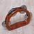 Artisan Crafted Handled Teakwood Tambourine from Bali 'Funky Vibes' Artisan Crafted Handled Teakwood Tambourine from Bali 'Funky Vibes'