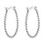 Handmade Sterling Silver Twisted Hoop Earrings from Thailand 'Spiral Onwards' Handmade Sterling Silver Twisted Hoop Earrings from Thailand 'Spiral Onwards'