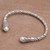 White Cultured Pearl Cuff Bracelet from Bali 'Jepun Seeds in White' White Cultured Pearl Cuff Bracelet from Bali 'Jepun Seeds in White'