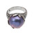Purple Cultured Pearl Cocktail Ring from Bali 'Moonlight Bloom in Purple' Purple Cultured Pearl Cocktail Ring from Bali 'Moonlight Bloom in Purple'