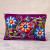 Floral Embroidered Alpaca Blend Clutch in Magenta from Peru 'Magenta Bouquet' Floral Embroidered Alpaca Blend Clutch in Magenta from Peru 'Magenta Bouquet'