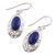 Lapis Lazuli and Sterling Silver Dangle Earrings 'Deepest Desire'