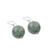 Jade Bead and Sterling Silver Dangle Earrings from Thailand 'Touch of Jade'