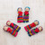Worry Dolls with 100% Cotton Pouch from Guatemala (Set of 6) 'Joined in Love' Worry Dolls with 100% Cotton Pouch from Guatemala (Set of 6) 'Joined in Love'