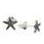 Sterling Silver Starfish Stud Earrings from Thailand 'Starfish Charm' Sterling Silver Starfish Stud Earrings from Thailand 'Starfish Charm'