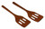 Handmade Wood Slotted Spatulas (Pair) 'Guatemalan Fry Up' Handmade Wood Slotted Spatulas (Pair) 'Guatemalan Fry Up'
