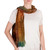 Artisan Crafted Rayon Chenille Scarf from Central America 'Autumn Breeze' Artisan Crafted Rayon Chenille Scarf from Central America 'Autumn Breeze'