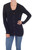 Artisan Crafted Cotton and Alpaca Cardigan Sweater 'Nazca Black'