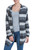 Striped Alpaca Blend Hoodie Sweater 'Winter Shadows' Striped Alpaca Blend Hoodie Sweater 'Winter Shadows'