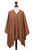 Artisan Crafted V-neck Alpaca Blend Poncho for Men 'Inca Explorer in Camel Brown' Artisan Crafted V-neck Alpaca Blend Poncho for Men 'Inca Explorer in Camel Brown'