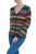 Colorful Alpaca Cardigan with Coconut Shell Buttons 'Ayacucho Breeze' Colorful Alpaca Cardigan with Coconut Shell Buttons 'Ayacucho Breeze'