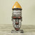 Artisan Crafted African Mask and Stand 'Congo King' Artisan Crafted African Mask and Stand 'Congo King'