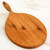 Hand Carved Cutting Board Natural Wood Color from Nicaragua 'Twist of Nature'