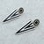 Taxco Sterling Silver Dangle Earrings 'Arrowheads' Taxco Sterling Silver Dangle Earrings 'Arrowheads'