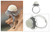 Bone flower ring 'Seruni White' Bone flower ring 'Seruni White'