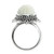 Bone flower ring 'Seruni White' Bone flower ring 'Seruni White'
