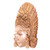 Hand Carved Natural Wood Balinese Janger Dance Mask 'Janger Lady' Hand Carved Natural Wood Balinese Janger Dance Mask 'Janger Lady'