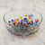 Colorful Hand Blown Glass Bowl for Serving or Salads 'Confetti Festival' Colorful Hand Blown Glass Bowl for Serving or Salads 'Confetti Festival'