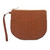 100% Cotton Striped Brown Clutch Exterior Pocket Wristlet 'Lurik Sphere Brown'