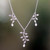 Sterling Silver and Pearl Necklace 'Cloud Forest' Sterling Silver and Pearl Necklace 'Cloud Forest'