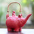 Hand Made Indonesian Ceramic Teapot 'Buddha and the Ruby Elephant' Hand Made Indonesian Ceramic Teapot 'Buddha and the Ruby Elephant'
