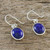 Thai Sterling Silver and Lapis Lazuli Earrings 'Majestic Blue' Thai Sterling Silver and Lapis Lazuli Earrings 'Majestic Blue'