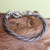 Men's Handcrafted Sterling Silver Torsade Bracelet 'Naga Twist' Men's Handcrafted Sterling Silver Torsade Bracelet 'Naga Twist'