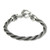 Men's Handcrafted Sterling Silver Torsade Bracelet 'Naga Twist' Men's Handcrafted Sterling Silver Torsade Bracelet 'Naga Twist'