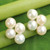 Thai White Pearl Earrings 'Luminous Purity' Thai White Pearl Earrings 'Luminous Purity'