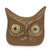 Animal Theme Burnished Clay Incense Holder from Mexico 'Owl Cat' Animal Theme Burnished Clay Incense Holder from Mexico 'Owl Cat'