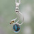 Citrine Silver Necklace with Composite Turquoise 'Modern Mystique' Citrine Silver Necklace with Composite Turquoise 'Modern Mystique'