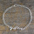 Sterling Silver 925 Bracelet with Inspire Pendant 'Remember to Inspire' Sterling Silver 925 Bracelet with Inspire Pendant 'Remember to Inspire'