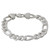 Artisan Crafted Men's Sterling Silver Link Bracelet 'Bold Man'