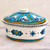 Ceramic Handcrafted Oven-Safe Oval Casserole Dish and Lid 'Quehueche'