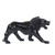 Mighty African Lion Hand Carved Ebony Wood Sculpture 'Lion Prowl' Mighty African Lion Hand Carved Ebony Wood Sculpture 'Lion Prowl'