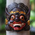 Hand-Carved Wood Mask of Barong from Balinese Mythology 'Balinese Barong' Hand-Carved Wood Mask of Barong from Balinese Mythology 'Balinese Barong'