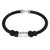 Indonesian Leather Braided Bracelet with Success Pendant 'Success Charm' Indonesian Leather Braided Bracelet with Success Pendant 'Success Charm'