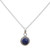 Lapiz Lazuli and Sterling Silver Pendant Necklace from India 'Blue Globe' Lapiz Lazuli and Sterling Silver Pendant Necklace from India 'Blue Globe'