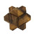 Handcrafted Wood Star-Shaped Puzzle from Thailand 'Star Challenge' Handcrafted Wood Star-Shaped Puzzle from Thailand 'Star Challenge'