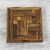 Handcrafted Square Wood Geometric Puzzle from Thailand 'Geometry Game'