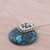 Blue Topaz and Composite Turquoise Sterling Silver Necklace 'Ocean's Glory' Blue Topaz and Composite Turquoise Sterling Silver Necklace 'Ocean's Glory'