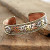 Tibetan Mantra Copper Bracelet 'Tibetan Mantra' Tibetan Mantra Copper Bracelet 'Tibetan Mantra'