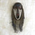 Jute Bearded African Wood Mask from Ghana 'Abajo' Jute Bearded African Wood Mask from Ghana 'Abajo'