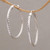 Woven Silver Endless Hoop Earrings (1.7 Inch) 'Celuk Circles' Woven Silver Endless Hoop Earrings (1.7 Inch) 'Celuk Circles'