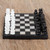 Onyx and Marble Chess Set in Black and Ivory (5 in.) 'Black and Ivory Challenge'