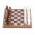 Onyx and Marble Mini Chess Set in Brown and Ivory (5 In) 'Brown and Ivory Challenge'