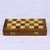 Floral Wood Chess Set with Playing Pieces and Storage 'Sunday Pastime' Floral Wood Chess Set with Playing Pieces and Storage 'Sunday Pastime'